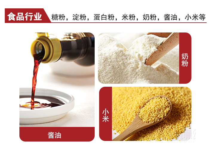 全不锈钢食品振动筛可用于糖粉，小米，淀粉，蛋白粉，米粉，奶粉，酱油等物料