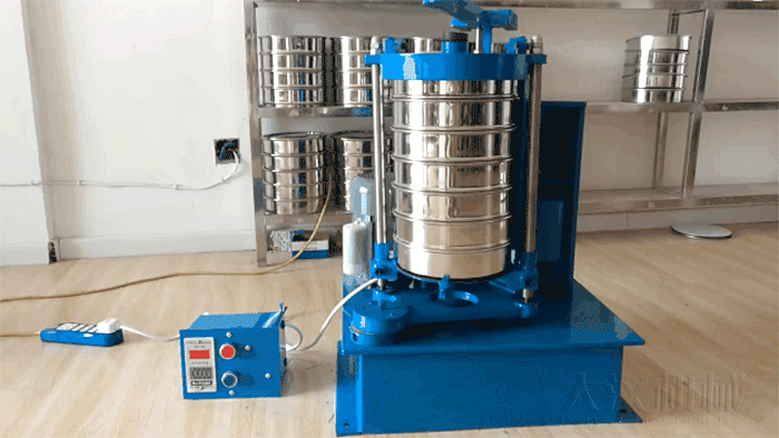 拍击式标准振筛机原理图